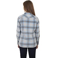 Ladies Corduroy Plaid Blouse