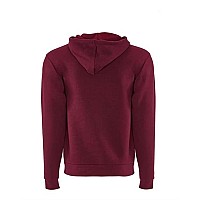 Next Level Unisex Zip Hoodie Maroon Xs