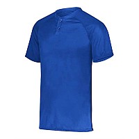 Augusta Sportswear Youth Attain Twobutton Jersey Royal M