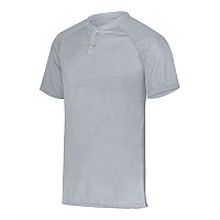 Augusta Sportswear Attain Twobutton Jersey Silver M