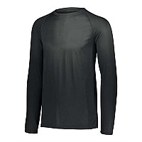 Augusta Sportswear Youth Attain Wicking Long Sleeve Shirt Black S