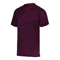 Augusta Sportswear Attain Twobutton Jersey Maroon Xl