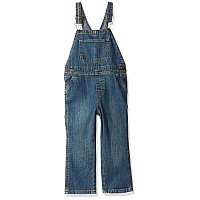 Wrangler Authentics Boys Toddler Classic Denin Overall Aged Indigo 4T