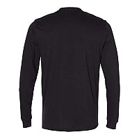 Next Level Sueded Long Sleeve Crew Black Xs