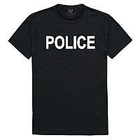 Relaxed Graphic Ts Police Black Xl