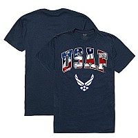 Flag Letter Tee Air Force Navy S