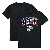 Flag Letter Tee Marines Black L