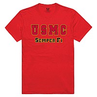 Relaxed Graphic Ts Usmc Red 2X