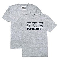 Relaxed Graphic Ts Fire Dep Hgrey L