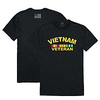 Relaxed Graphic Ts Vietnam Vet Black M