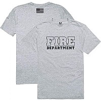 Relaxed Graphic Ts Fire Dep Hgrey 2X