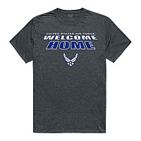 Welcome Home Tee Air Force Hcharcoal S