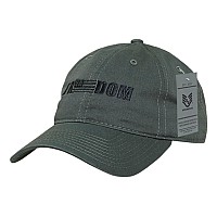 Relaxed Graphic Cap Freedom 1 Olive