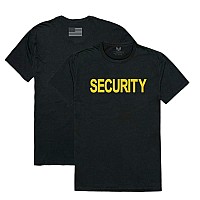 Relaxed Graphic Ts Security 2 Black L