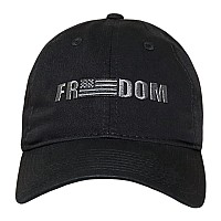 Relaxed Graphic Cap Freedom 1 Black 2