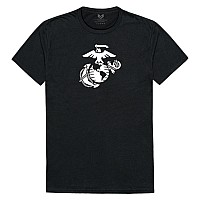 Relaxed Graphic Ts Marines 3 Black S