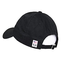 Relaxed Graphic Cap Us Flag Letters Black