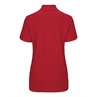 Red Kap Womens Short Sleeve Performance Knit Pocketless Core Polo Red L