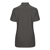 Red Kap Womens Short Sleeve Performance Knit Pocketless Core Polo Charcoal S