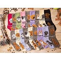 Foozys Unisex Crew Socks Caninedog Collection Chow Chow