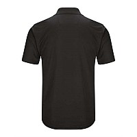 Red Kap Short Sleeve Performance Knit Pocket Polo Black Xl