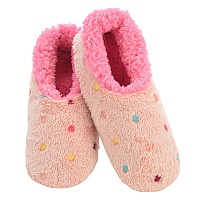 Snoozies Slippers For Women Lotsa Dots Colorful Cozy Sherpa Slipper Socks Womens House Slippers Cozy Slippers For Women Fuzz