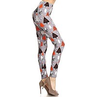 Leggings Depot Womens High Waist Novelty Christmas Holiday Print Leggingsfull Lengths544 Polar Bears 3X5X