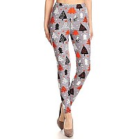 Leggings Depot Womens High Waist Novelty Christmas Holiday Print Leggingsfull Lengths544 Polar Bears 3X5X