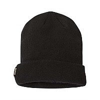 Dri Duck 12 Basecamp Performance Knit Beanie Black One Size