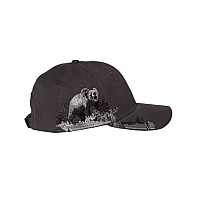 Dri Duck Grizzly Bear Cap Charcoal Adjustable