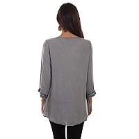 Pull Over Scoop Neck Blouse Wemb