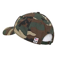 Relaxed Ripstop Cap Usa Text Woodland