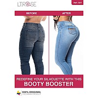 Laty Rose Ltrose By Draxy Women Hot High Waist Lifting Jeans Jeans Colombianos Blue 5