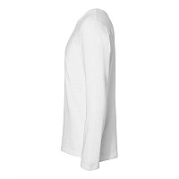 Lat Fine Jersey Long Sleeve Tee White M