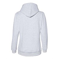 J America Womens Relay Hooded Sweatshirt Ash L