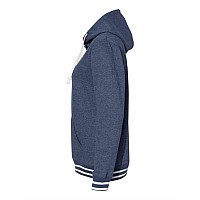 J America Womens Relay Hooded Sweatshirt Navy M