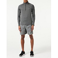 Under Armour Mens Ua Tech Zip Long Sleeve Lg Gray