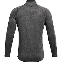 Under Armour Mens Ua Tech Zip Long Sleeve Lg Gray