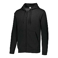 Augusta Sportswear 6040 Fleece Fullzip Hoodie Black Xl