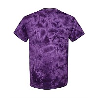 Dyenomite Crystal Tiedyed Tshirt Purple M