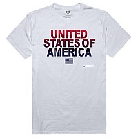 Graphic Tee Ustates America White 2X