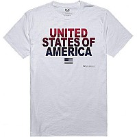 Graphic Tee Ustates America White 2X