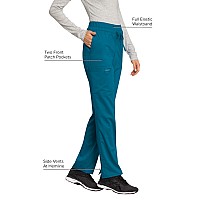 Scrubs For Women Workwear Revolution Drawstring Cargo Pants Ww105P Xs Petite Caribbean Blue