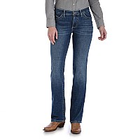 Wrangler Womens Willow Mid Rise Performance Waist Boot Cut Ultimate Riding Jean Davis 136