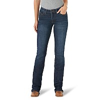 Wrangler Womens Willow Mid Rise Performance Waist Boot Cut Ultimate Riding Jean Lovette 034