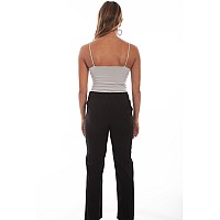 Elastic Waist Crochet Front Pant