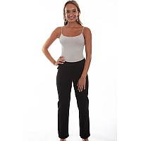 Elastic Waist Crochet Front Pant