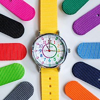 Easyread Time Teacher Childrens Watch Band 06 Wide 85 Long Nylon Watch Strap With Stainless Steel Buckle Replac