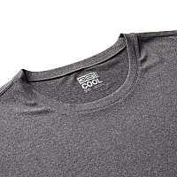 32 Degrees Mens Cool Solid Crew Neck Tee Shirt Dark Grey Heather Size Medium