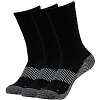 Footplus Copper Hiking Socks Men Unisex Winter Crew Copper Infused Anti Odor Camping Compression Soft Cushioned Golf Basketball